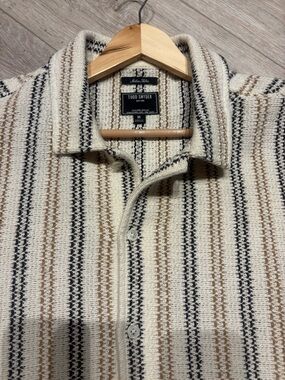 Todd Snyder Men’s Cabana Striped Knit Polo Sweater - Italian Fabric 80% Cotton